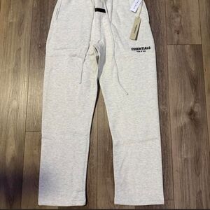 Essentials Men’s Light Grey Drawstring Sweatpants